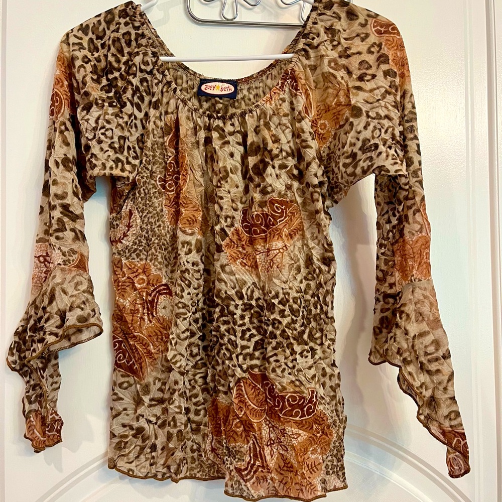 Animal Print Women's Top